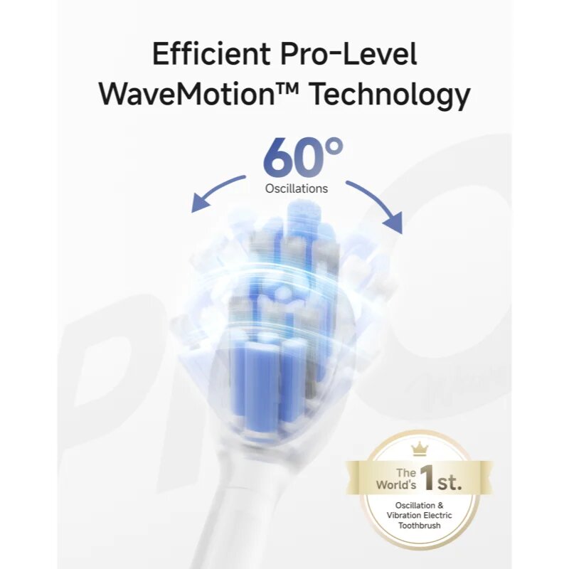 Laifen Wave Pro LFTB02-P ABS sonična zobna ščetka white 1 kos