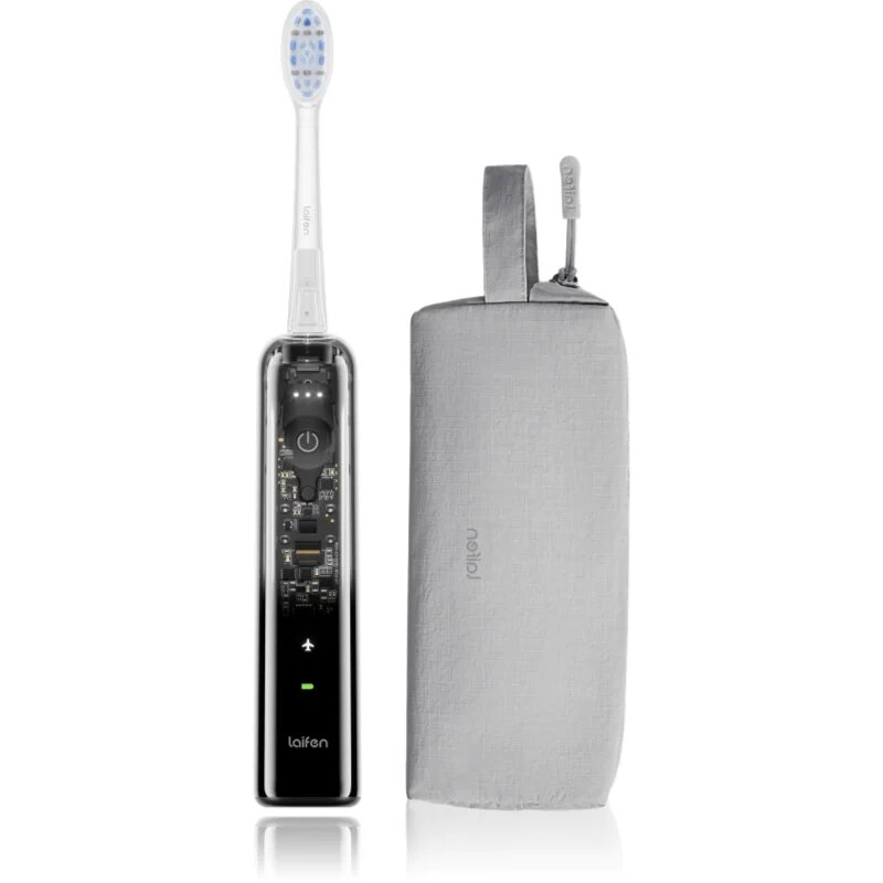 Laifen Wave Pro LFTBO2-PT ABS Transparent električna zobna ščetka Black 1 kos