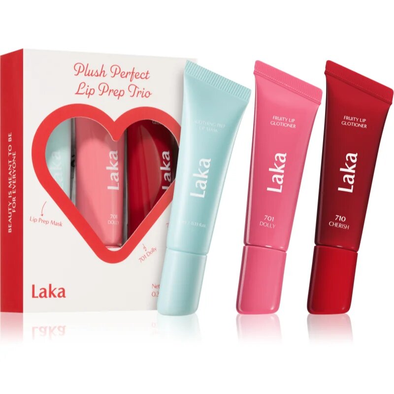 Laka Plush Perfect Lip Prep Trio darilni set za ustnice