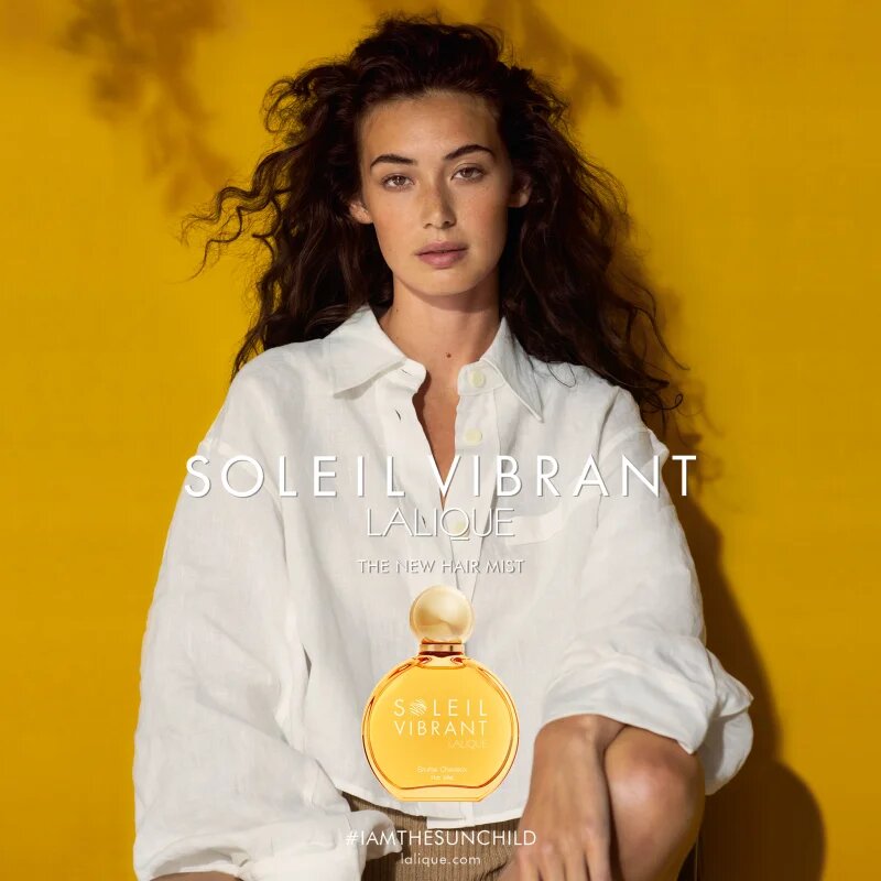 Lalique Soleil Vibrant parfumske meglice za lase za ženske 50 ml