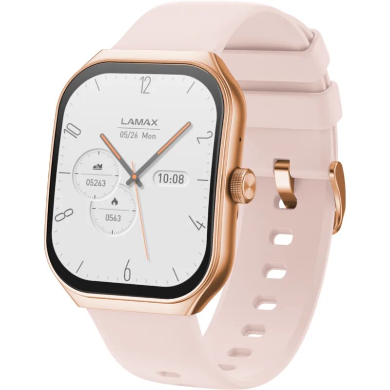 LAMAX Electronics Flow AMOLED Rose Gold pametna ura 1 kos