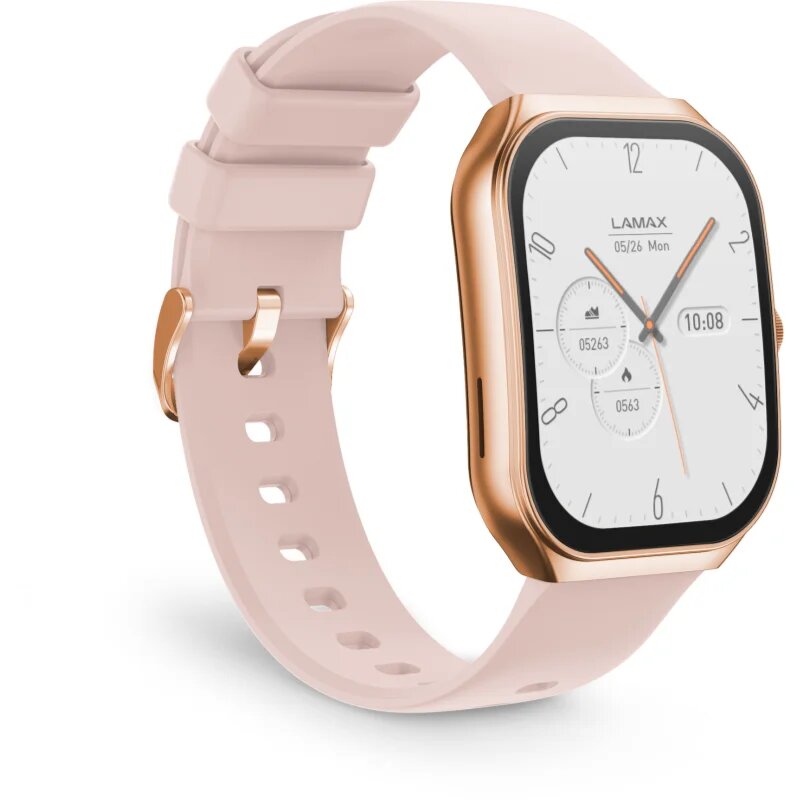 LAMAX Electronics Flow AMOLED Rose Gold pametna ura 1 kos