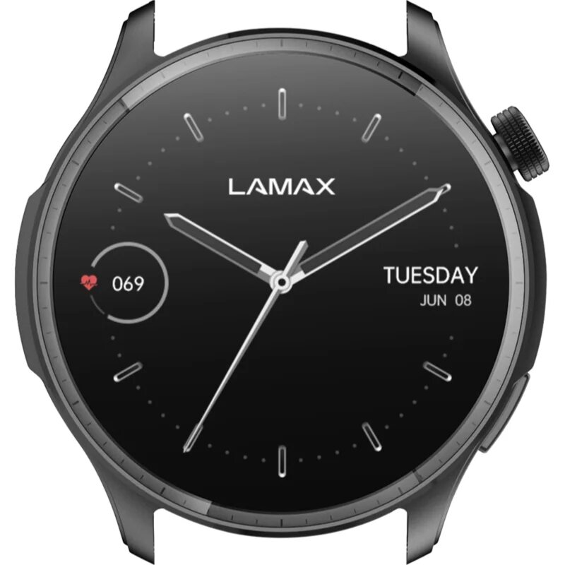 LAMAX Electronics Prism AMOLED Black pametna ura 1 kos