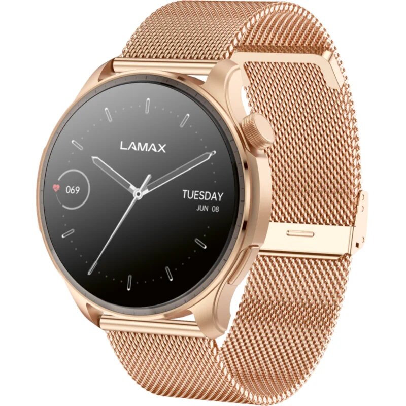 LAMAX Electronics Prism AMOLED Rose Gold pametna ura 1 kos
