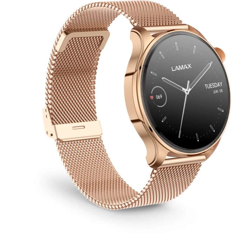 LAMAX Electronics Prism AMOLED Rose Gold pametna ura 1 kos