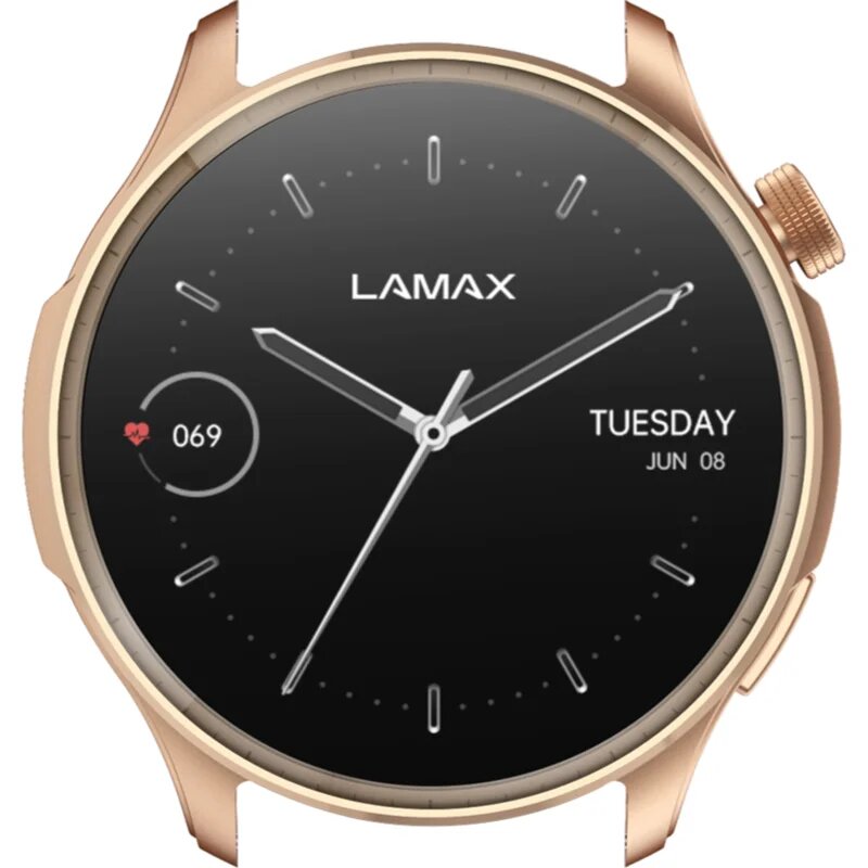 LAMAX Electronics Prism AMOLED Rose Gold pametna ura 1 kos