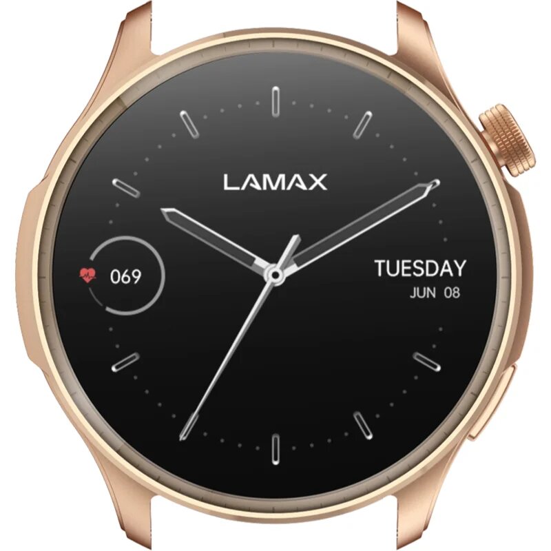 LAMAX Electronics Prism AMOLED Rose Gold pametna ura 1 kos