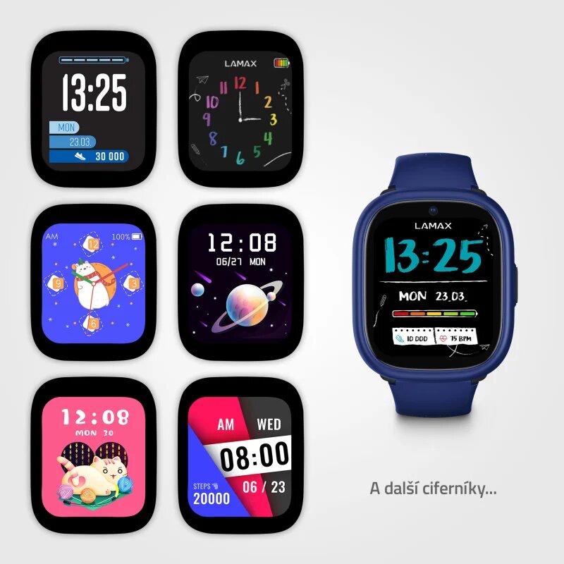 LAMAX Electronics WatchY4 Plus pametna ura za otroke 1 kos