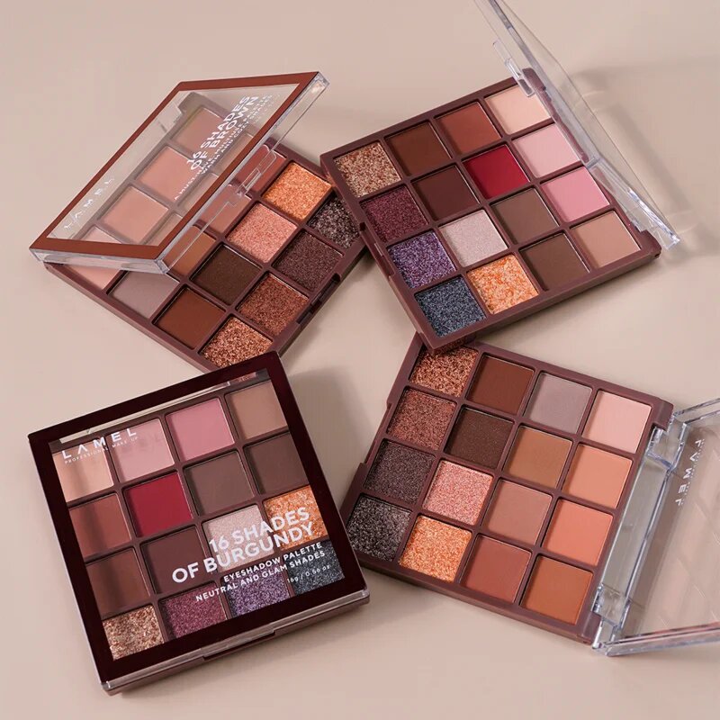 LAMEL 16 Shades Of Brown paleta senčil za oči 16 g