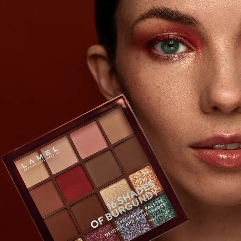 LAMEL 16 Shades Of Brown paleta senčil za oči 16 g