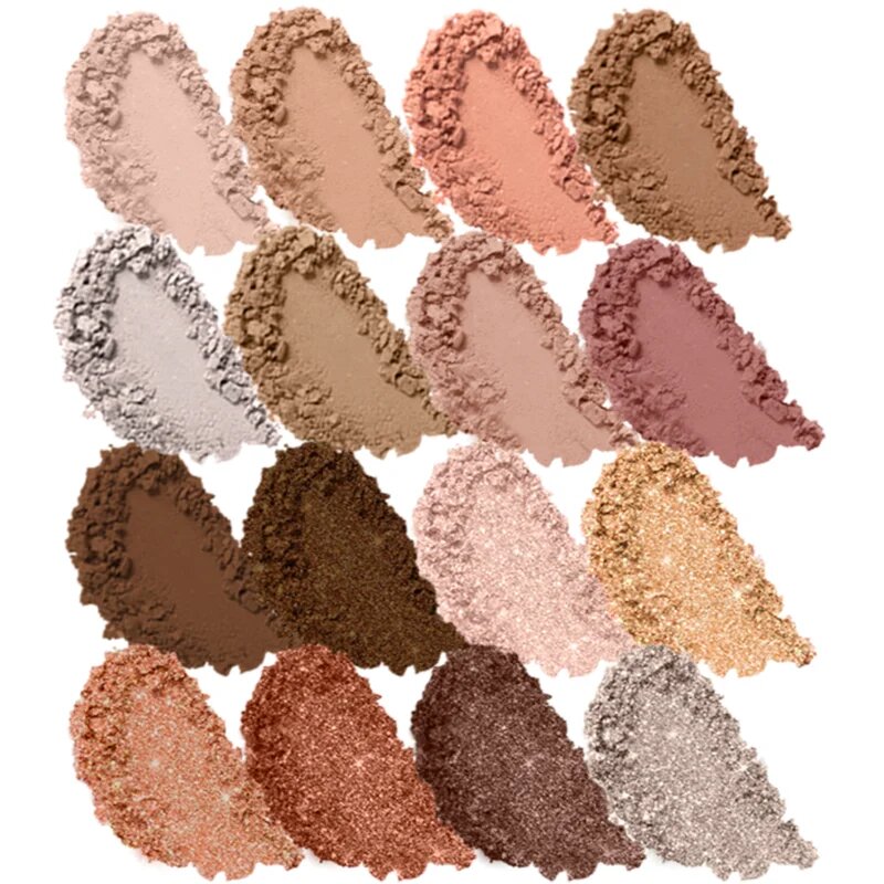 LAMEL 16 Shades Of Brown paleta senčil za oči 16 g