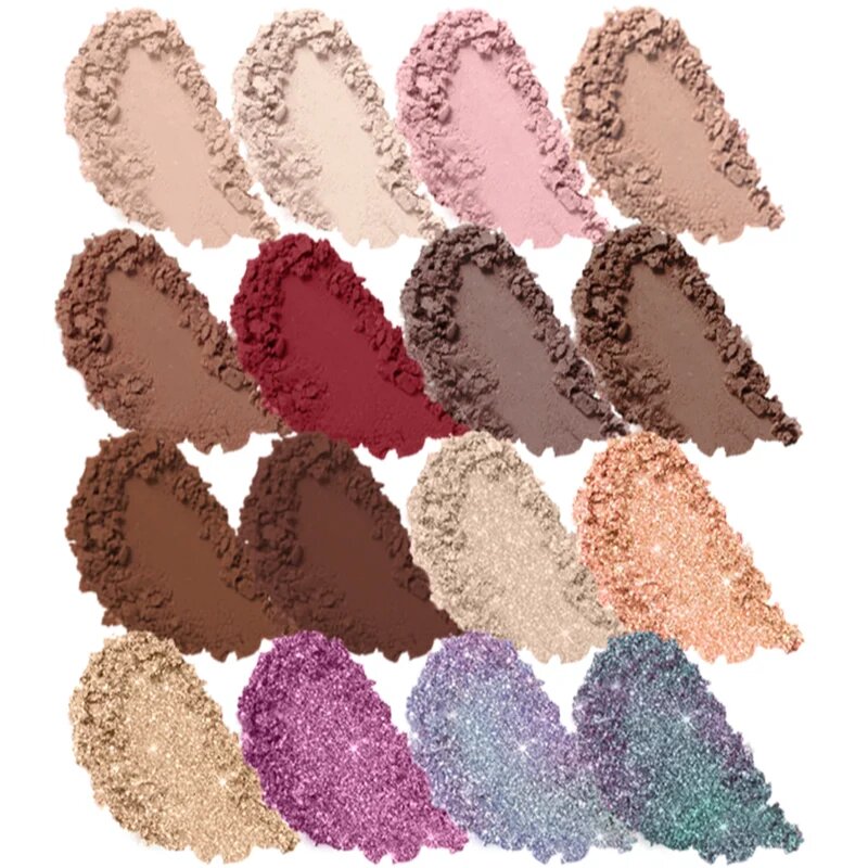 LAMEL 16 Shades of Burgundy paleta senčil za oči 16 g