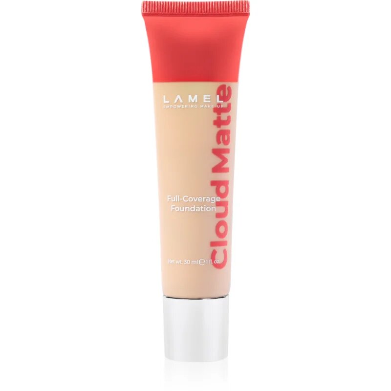 LAMEL Cloud Matte Full-Coverage Foundation dolgoobstojni matirajoči tekoči puder odtenek 02N 30 ml