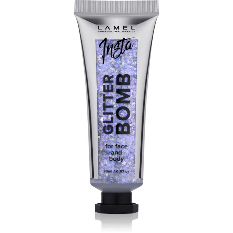 LAMEL Insta Glitter Bomb bleščice za obraz in telo #401 20 ml