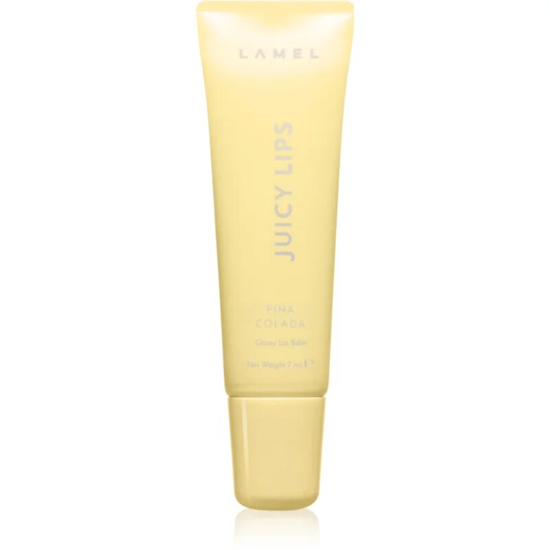 LAMEL Juicy Lips balzam za sijoče ustnice odtenek 01 Piña Colada 7 ml