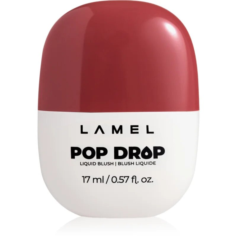 LAMEL Pop Drop Liquid Blush tekoče rdečilo odtenek 02 Rosewood 17 ml