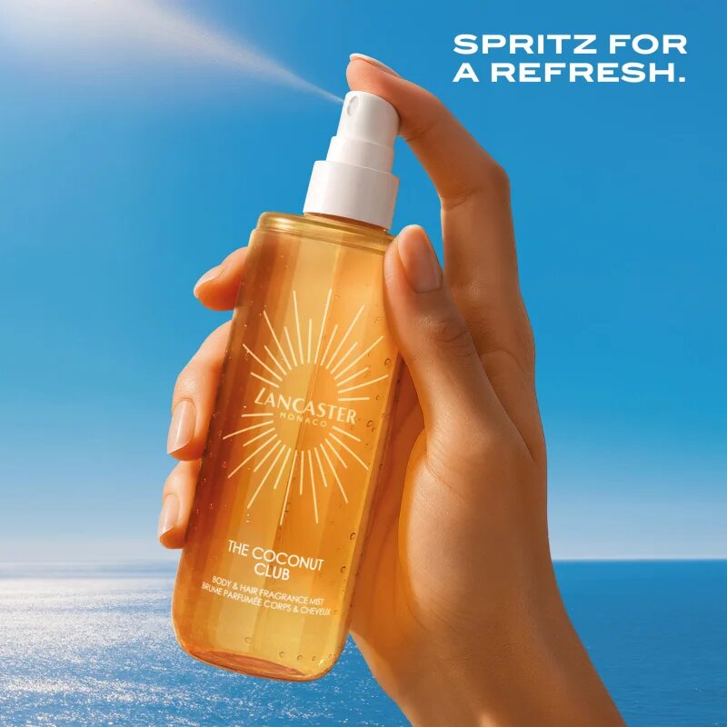 Lancaster Eau de Hair & Body Mist parfumska meglica za obraz telo in lase dišave Coconut Club 236 ml