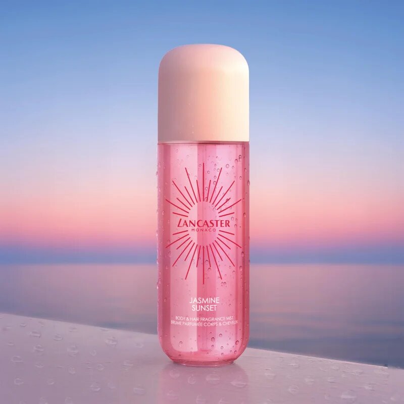 Lancaster Eau de Hair & Body Mist parfumska meglica za obraz telo in lase dišave Jasmine Sunset 236 ml