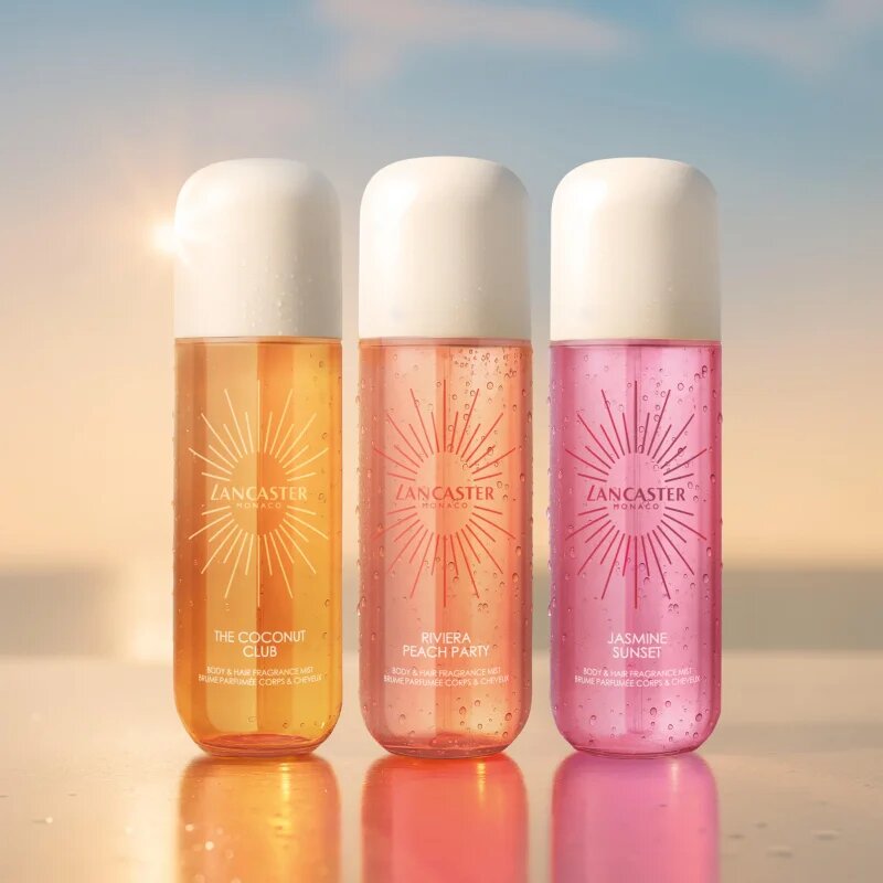 Lancaster Eau de Hair & Body Mist parfumska meglica za obraz telo in lase dišave Peach Party 236 ml