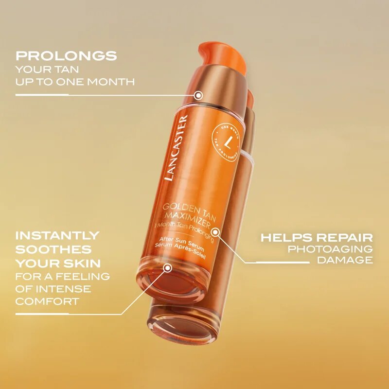 Lancaster Golden Tan Maximizer After Sun Face Serum serum za obraz za podaljševanje porjavelosti 30 ml