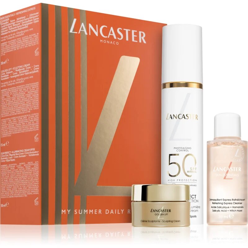 Lancaster Skin & Sun Daily Routine darilni set za popolno polt