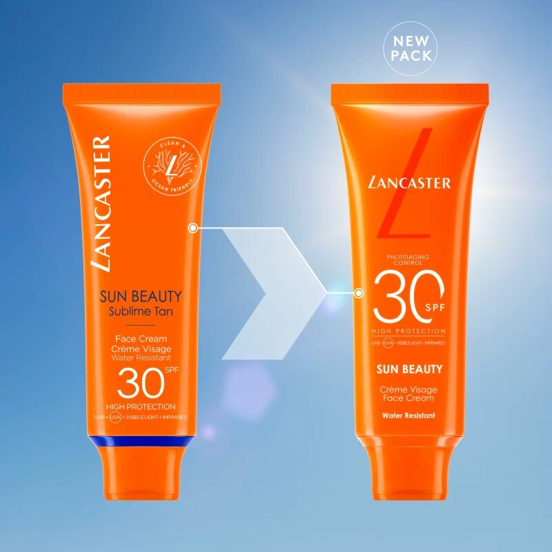 Lancaster Sun Beauty Face Cream krema za sončenje za obraz SPF 30 50 ml