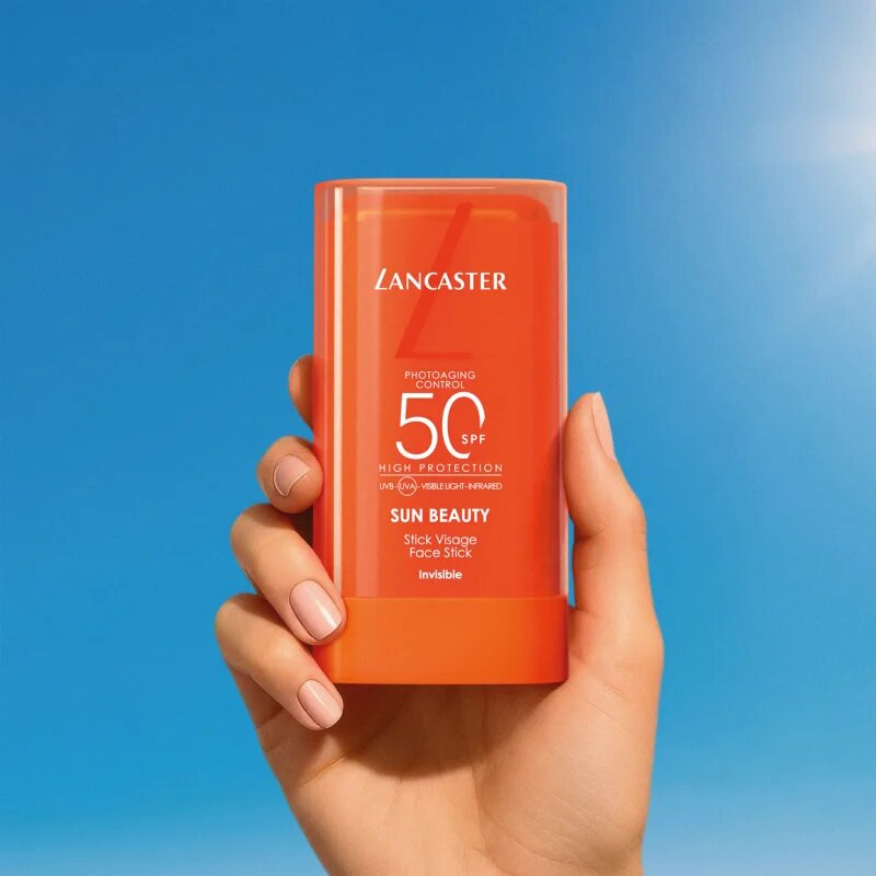 Lancaster Sun Beauty Face Stick krema za sončenje v paličici za obraz in vrat SPF 50 19 g
