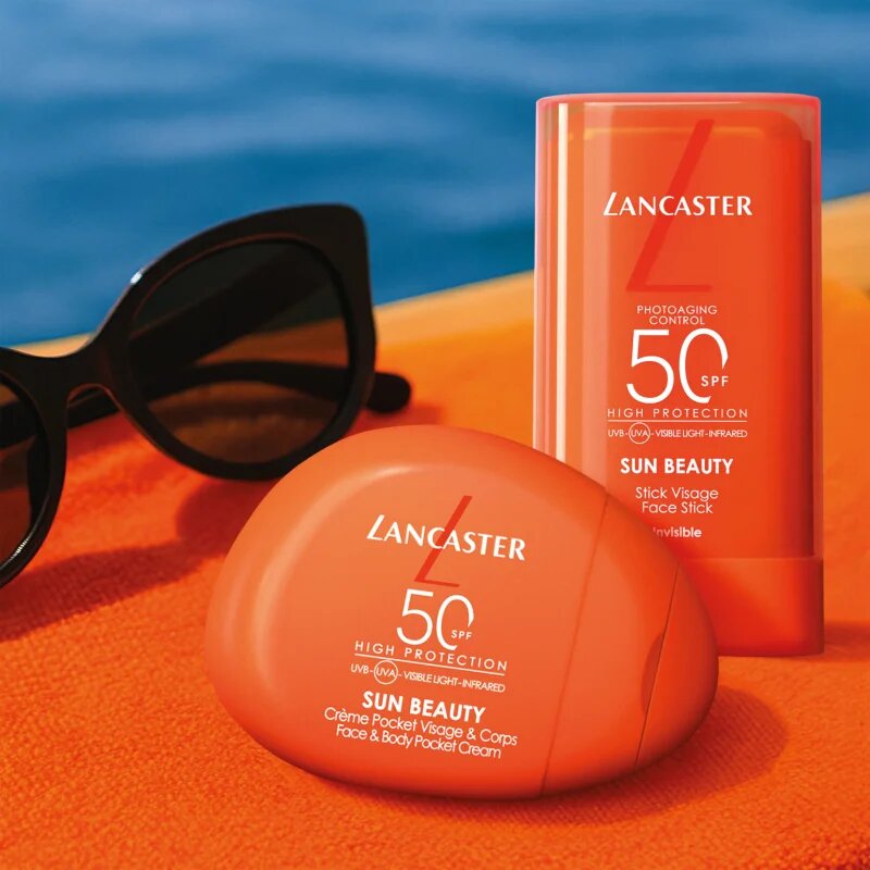 Lancaster Sun Beauty Face Stick krema za sončenje v paličici za obraz in vrat SPF 50 19 g