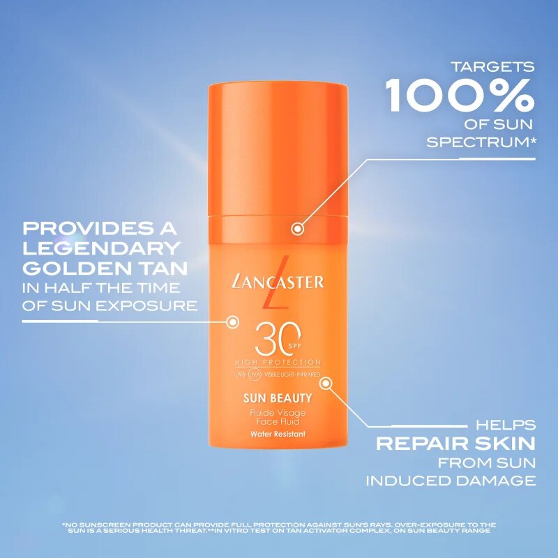 Lancaster Sun Beauty Sun Protective Fluid fluid krema za sončenje SPF 30 30 ml