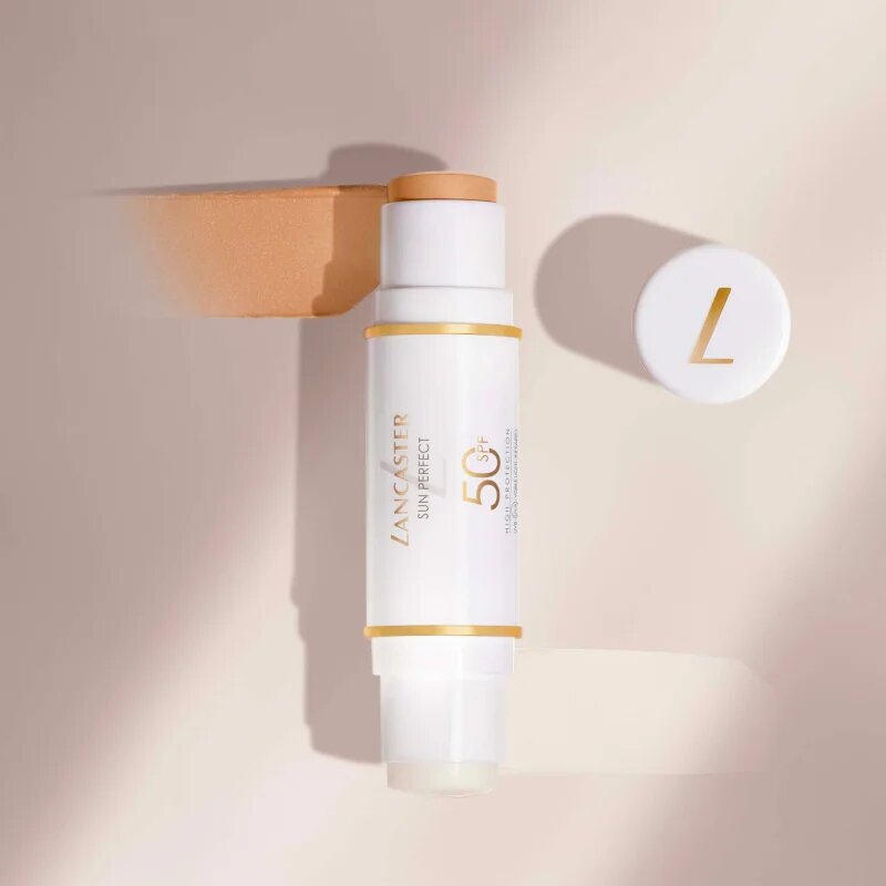 Lancaster Sun Perfect Clear & Tinted Stick SPF50 večnamenski make-up v paličici SPF 50 za ženske 12 g