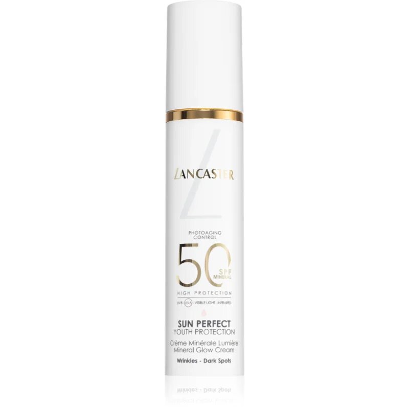 Lancaster Sun Perfect Mineral Glow Cream SPF50 mineralna krema za osvetljevanje kože in hidratacijo SPF 50 50 g