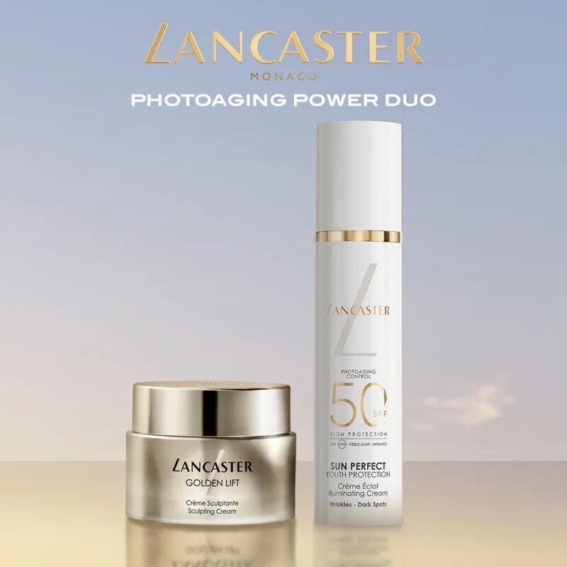 Lancaster Sun Perfect Sun Illuminating Cream SPF 50 posvetlitvena dnevna krema proti gubam in temnim madežem SPF 50 50 ml