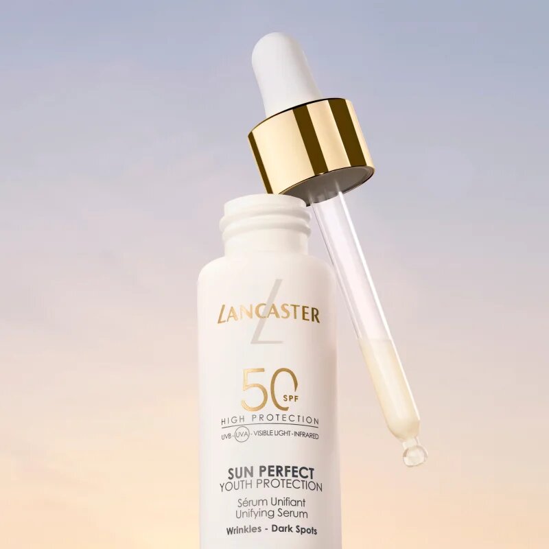 Lancaster Sun Perfect Unifying serum SPF 50 serum za poenotenje tona kože SPF 50 30 ml