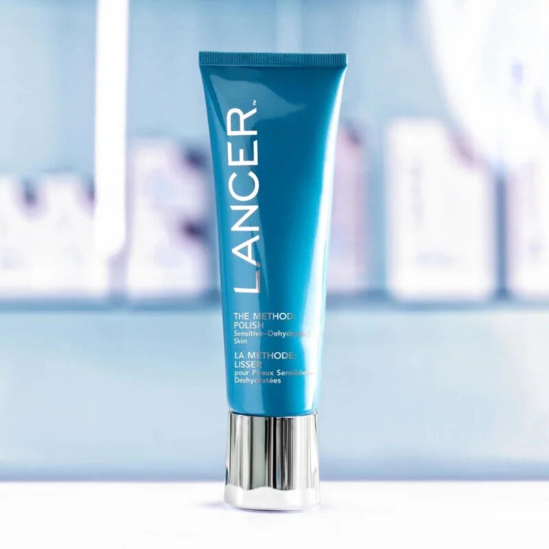 LANCER THE METHOD POLISH Sensitive-Dehydrated Skin čistilni kremasti piling za suho in občutljivo kožo 120 ml