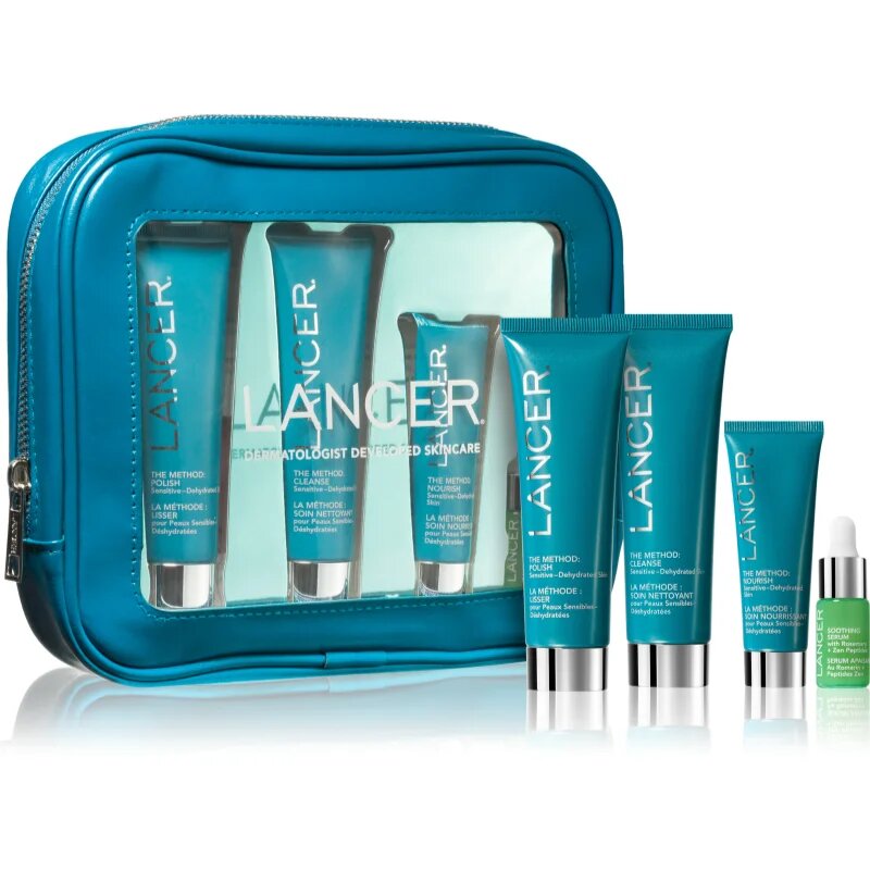 LANCER THE METHOD SENSITIVE-DEHYDRATED SKIN Potovalni set za dehidrirano kožo