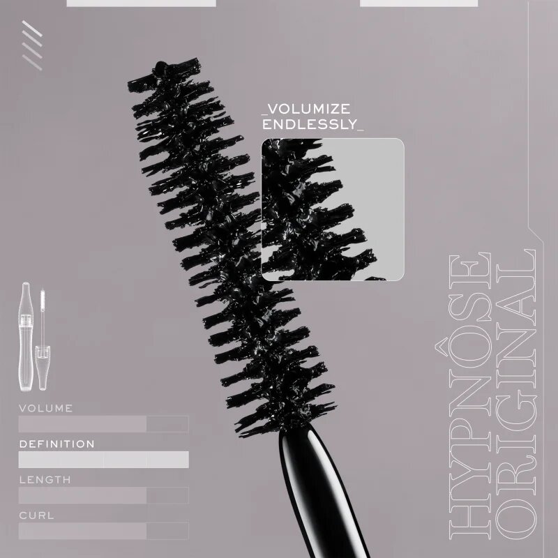 Lancôme Hypnôse maskara za ekstra volumen odtenek 02 Brun Hypnotic 62 ml