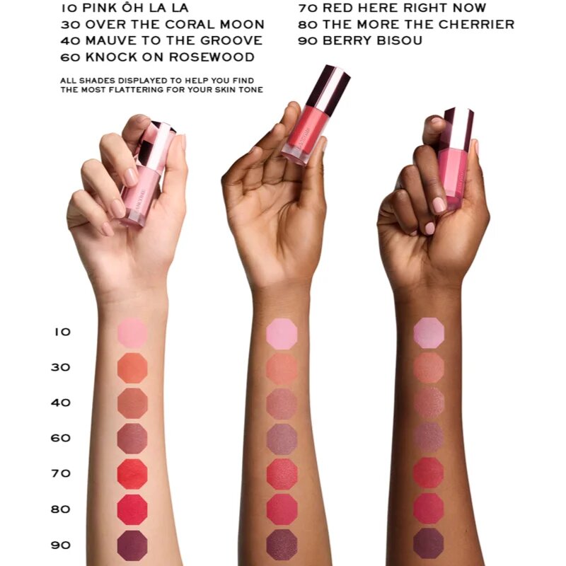 Lancôme Idôle Juicy Blush tekoče rdečilo odtenek 90 Berry Bisou 8.5 ml