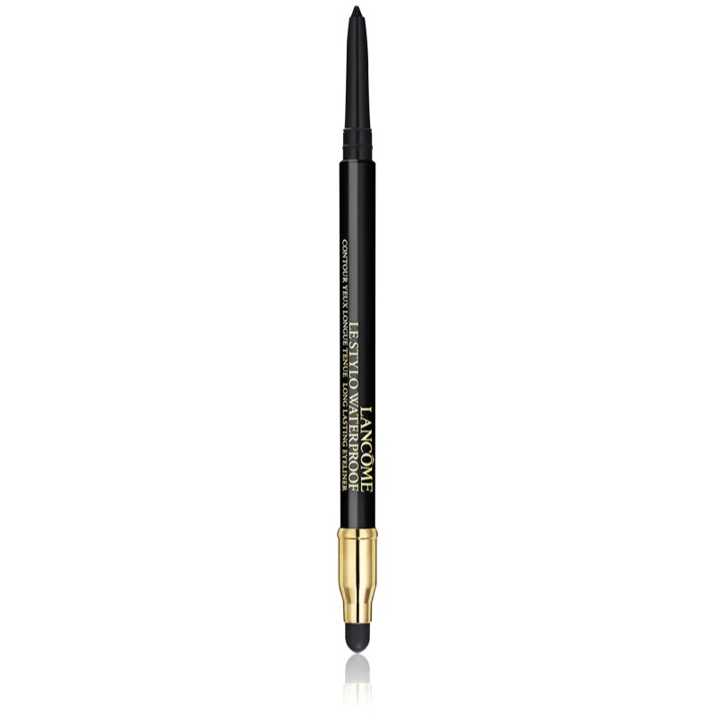 Lancôme Le Stylo Waterproof vodoodporni svinčnik za oči z visoko pigmentacijo odtenek 02 Noir Intense 0.35 g