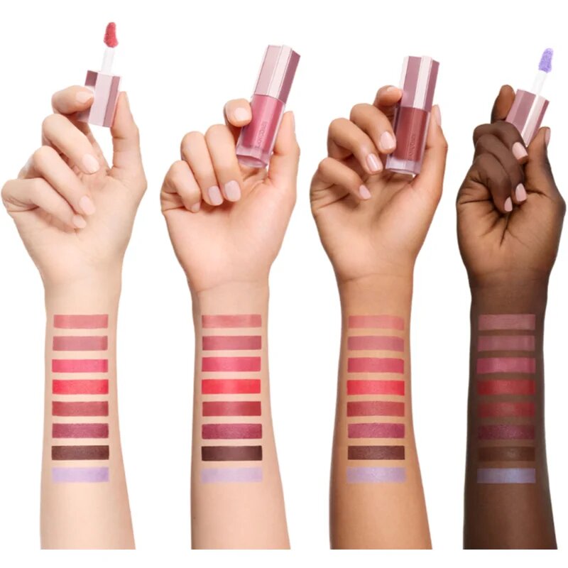 Lancôme Lip Idôle CuddleBlur™ Matte Velvet Lip Cream balzam za zapolnitev ustnic z mat učinkom odtenek 23 Cozy Berry 8.5 ml
