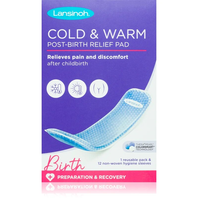 Lansinoh Cold & Warm Post-birth Relief Pad poporodni vložek za večkratno uporabo 1 kos