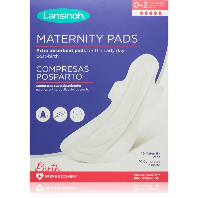 Lansinoh Maternity Pads 0-2 weeks poporodni vložki 10 kos