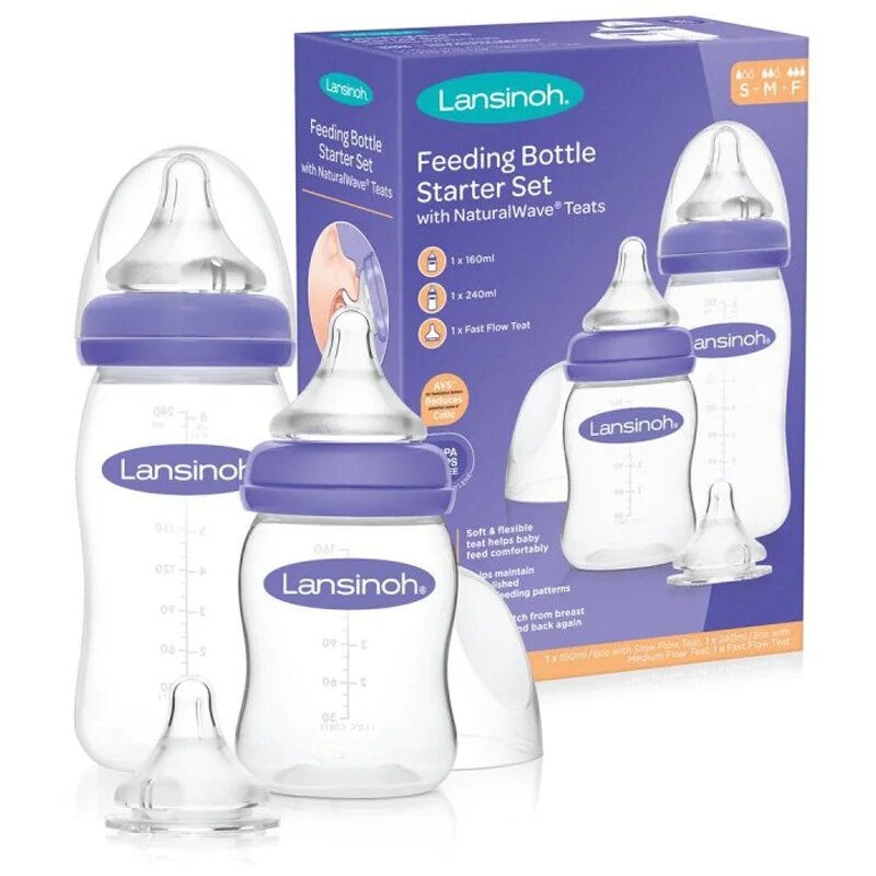 Lansinoh NaturalWave darilni set za dojenčke