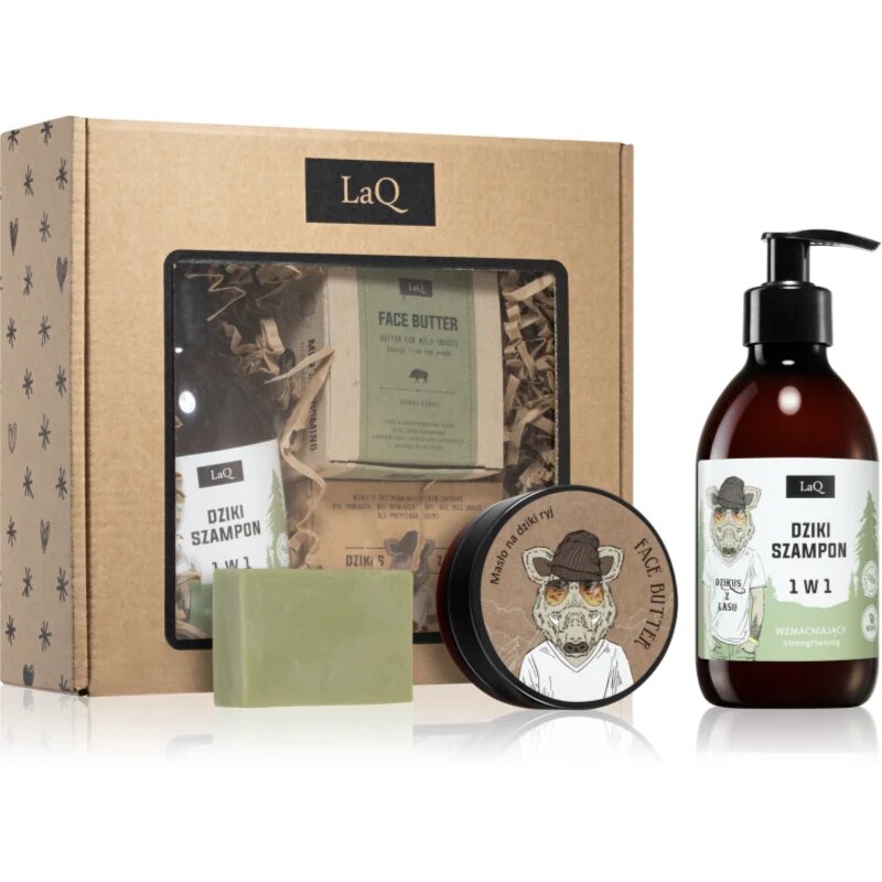 LaQ Boar From Forest darilni set za obraz telo in lase