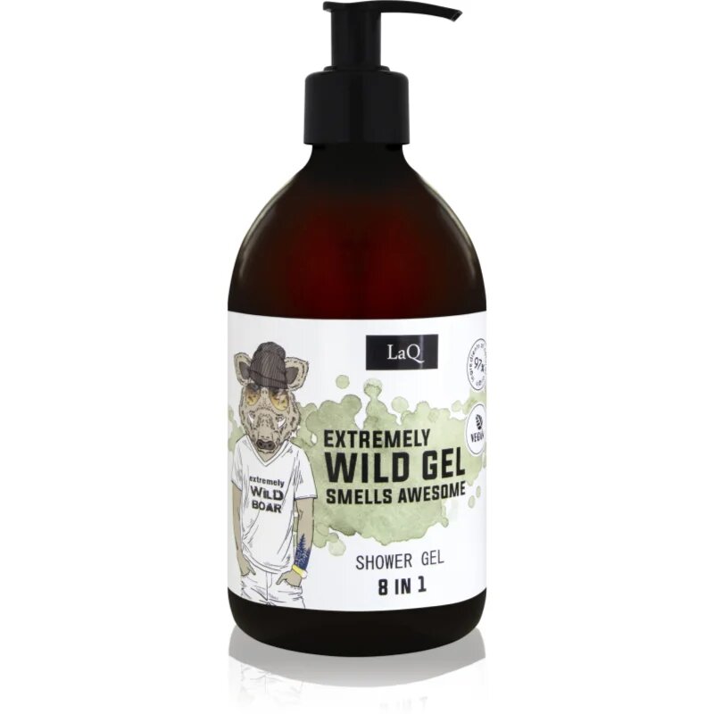 LaQ Boar From Forest gel za prhanje 8 v 1 500 ml