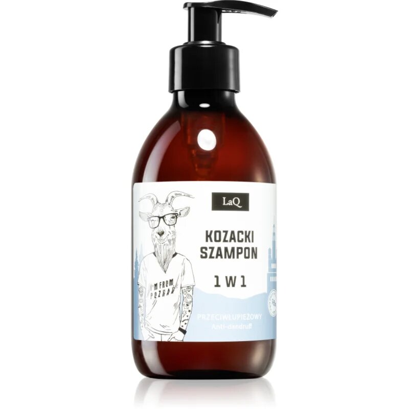 LaQ Goat From Poznaň naravni šampon proti prhljaju z izvlečkom navadnega hmelja 300 ml