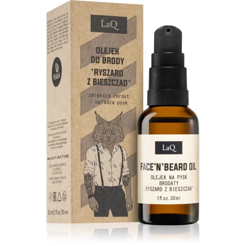 LaQ Lynx From Mountain hranilno olje za lase in brado 30 ml