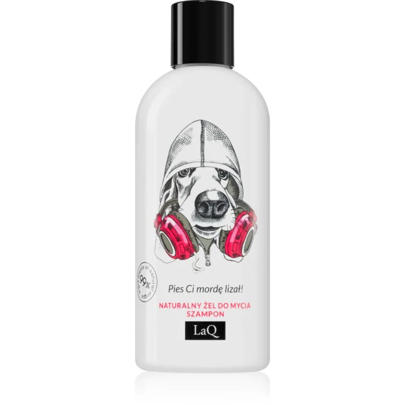 LaQ Music Purifies Cool Dogy gel za prhanje in šampon 2v1 300 ml