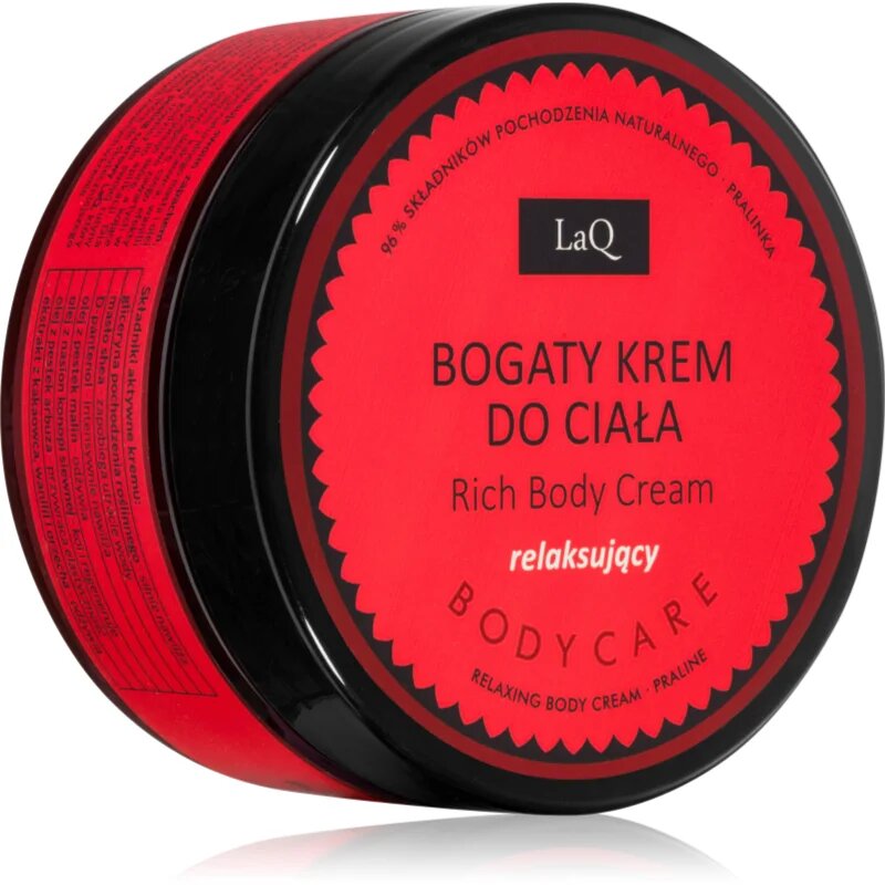 LaQ Praline krema za telo s pomirjajočim učinkom 200 ml