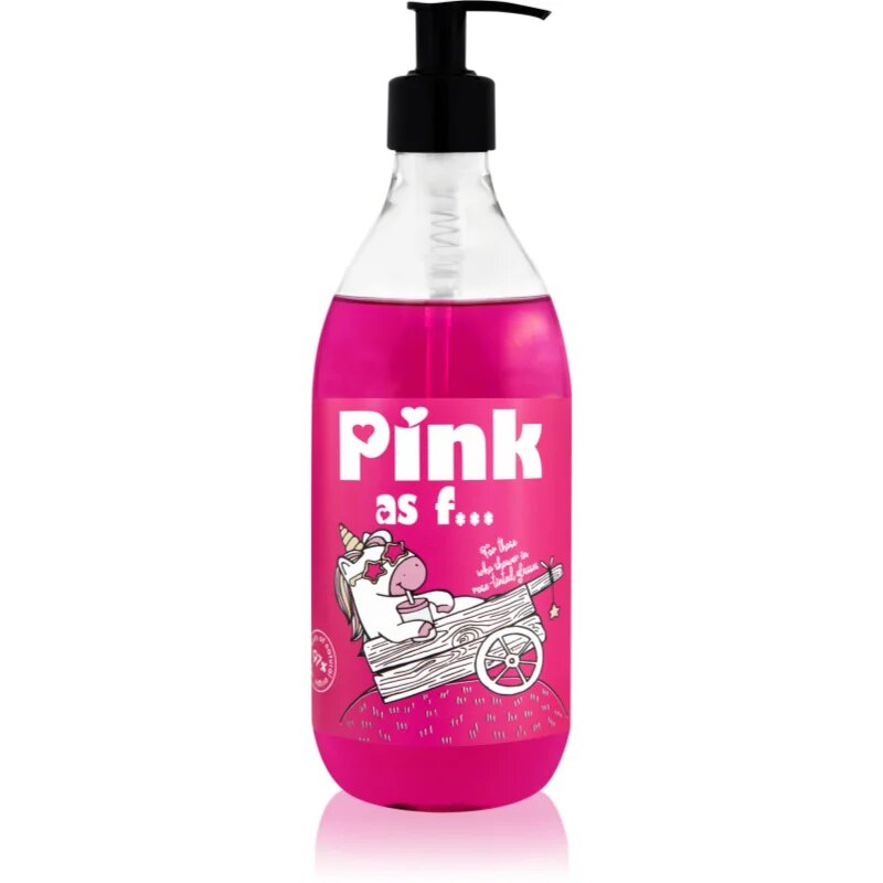 LaQ Shots! Pink As F... poživitveni gel za prhanje 500 ml