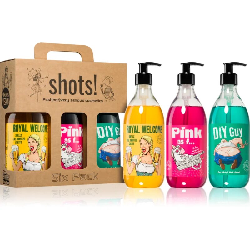 LaQ Shots! Six Pack darilni set